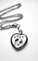 Heart LOVE Pregnancy BABY Feet Essential Oil Diffusing Locket