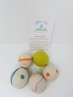 Colorful Needle Felted Wool Dryer Balls