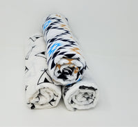 100% Organic Muslin Swaddle Wraps Set of 3 GOTS Certified Baby Gift