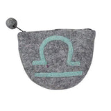 Felt Libra Zodiac Coin Purse - Global Groove