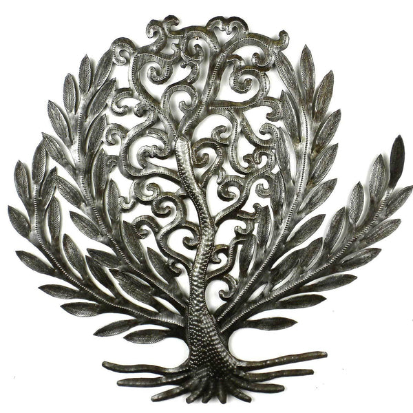 14 inch Tree of Life Laurel Leaf - Croix des Bouquets - fair trade