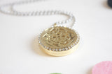 Bling Filigree Gold Essential Oil Diffusing Locket