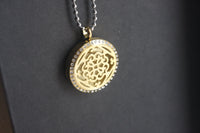 Bling Filigree Gold Essential Oil Diffusing Locket