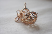 Rose Gold Heart Sphere