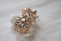 Rose Gold Heart Sphere