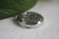 Heart Swirls Stainless Locket Essential Oil Diffusing Locket