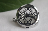 Heart Swirls Stainless Locket Essential Oil Diffusing Locket