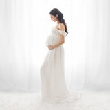 Maternity Dresses For Photo Shoot Chiffon Photography Prop