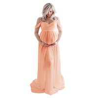 Maternity Dresses For Photo Shoot Chiffon Photography Prop