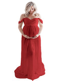 Maternity Dresses For Photo Shoot Chiffon Photography Prop