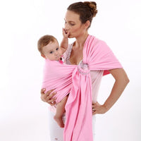 Super Soft Organic Cotton Baby Wrap For 0-36 Months, 2.2m Breathable Baby Slings