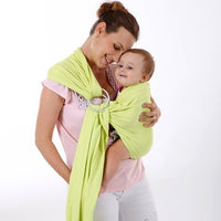 Super Soft Organic Cotton Baby Wrap For 0-36 Months, 2.2m Breathable Baby Slings